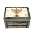 The Menorah of Israel With Mother of Pearl Wooden Box